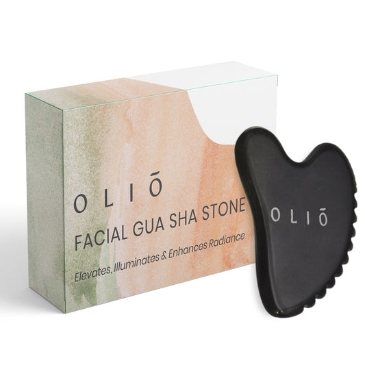 Gua Sha Stone (Black Obsidian)